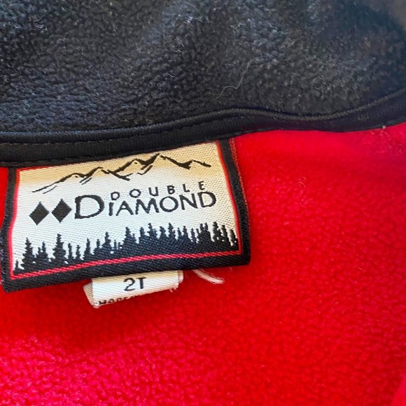Double Diamond Red Vail Fleece Jacket | 2T - Picture 6 of 6